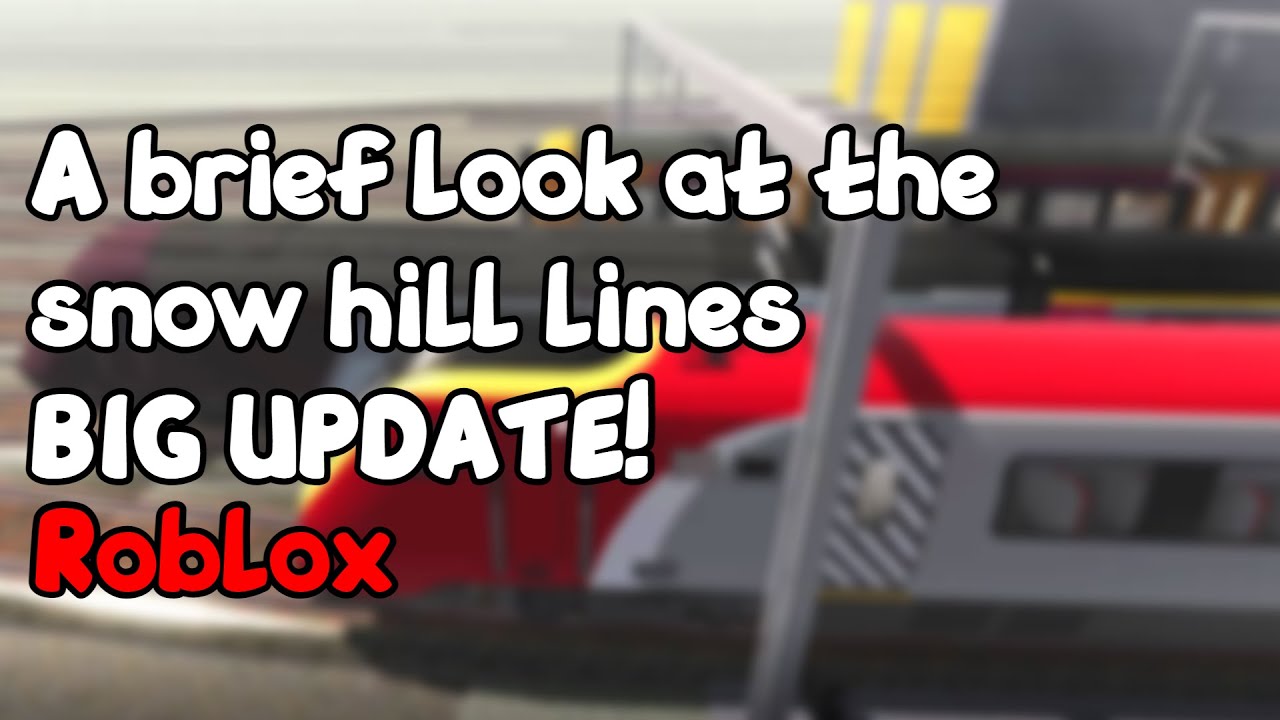 A brief look at the snow hill lines BIG UPDATE! | Roblox