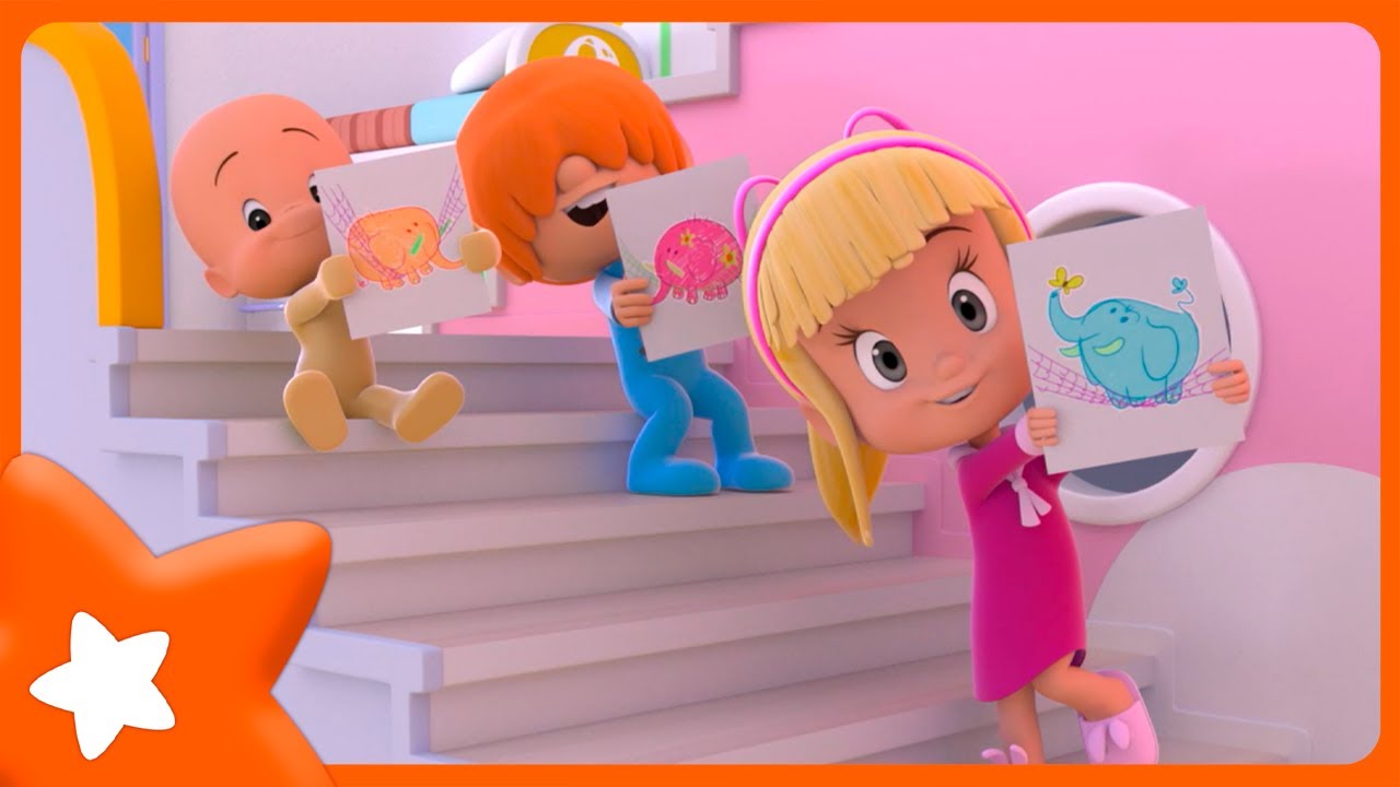 Un elefante se balanceaba y más canciones infantiles con Cleo y Cuquín  | El Reino Infantil