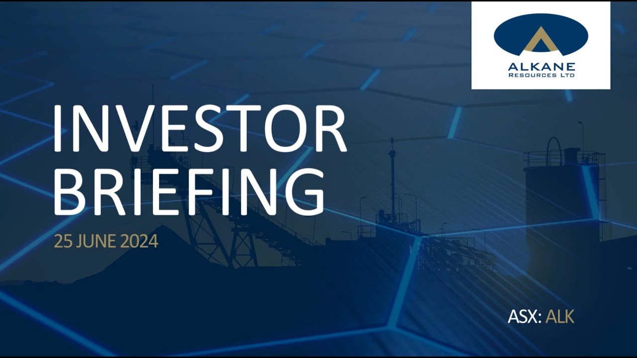 Alkane Resources Investor Briefing 25 June 2024