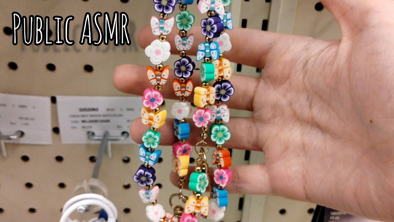 Public ASMR In a Craft Store🌈Camera Tapping, Items On Camera, Fast & Aggressive