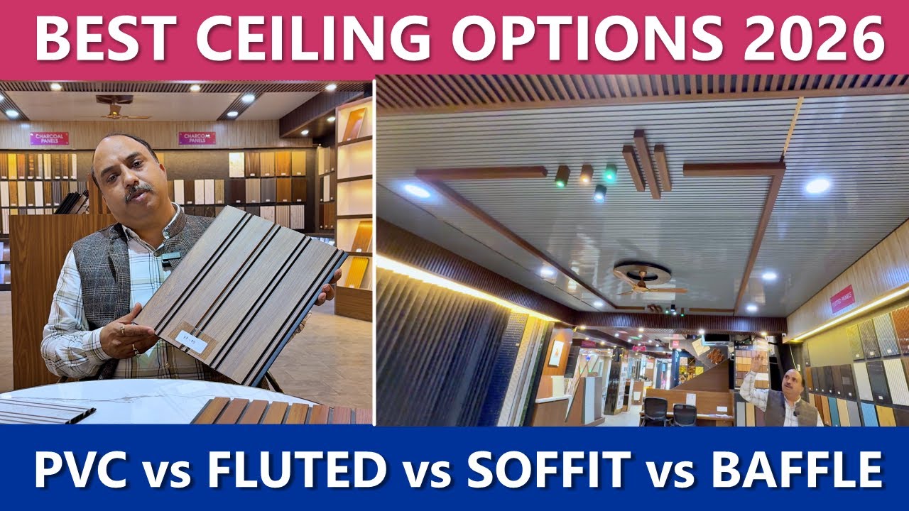 Best Ceiling Option  2026 | Top 4 Ceiling Panels for Home & Office