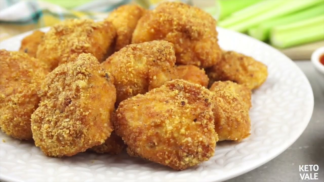 Keto Air Fried Chicken Nuggets Low Carb Recipe