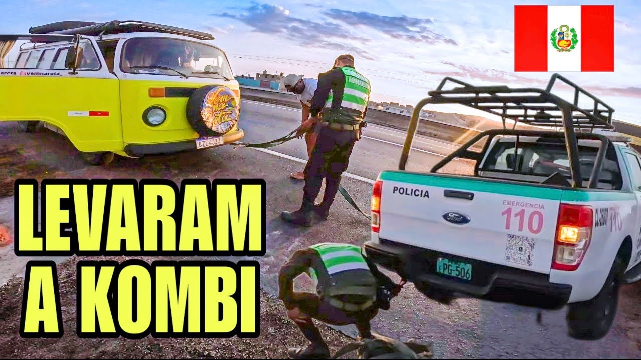 ATÉ TENTAMOS, MAS NÃO TEVE JEITO... A polícia levou nossa Kombi