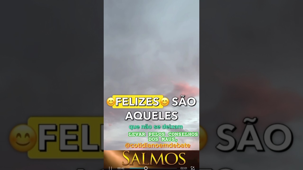 UM MINUTO DE REFLEX&Atilde;O &Eacute; TEMPO SUFICIENTE PARA MUDAR A SUA VIDA!#reflex&atilde;o #ora&ccedil;&atilde;o#medita&ccedil;&atilde;o#salmos