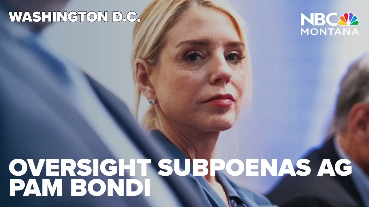 Oversight committee subpoenas AG Pam Bondi to answer questions on Epstein files