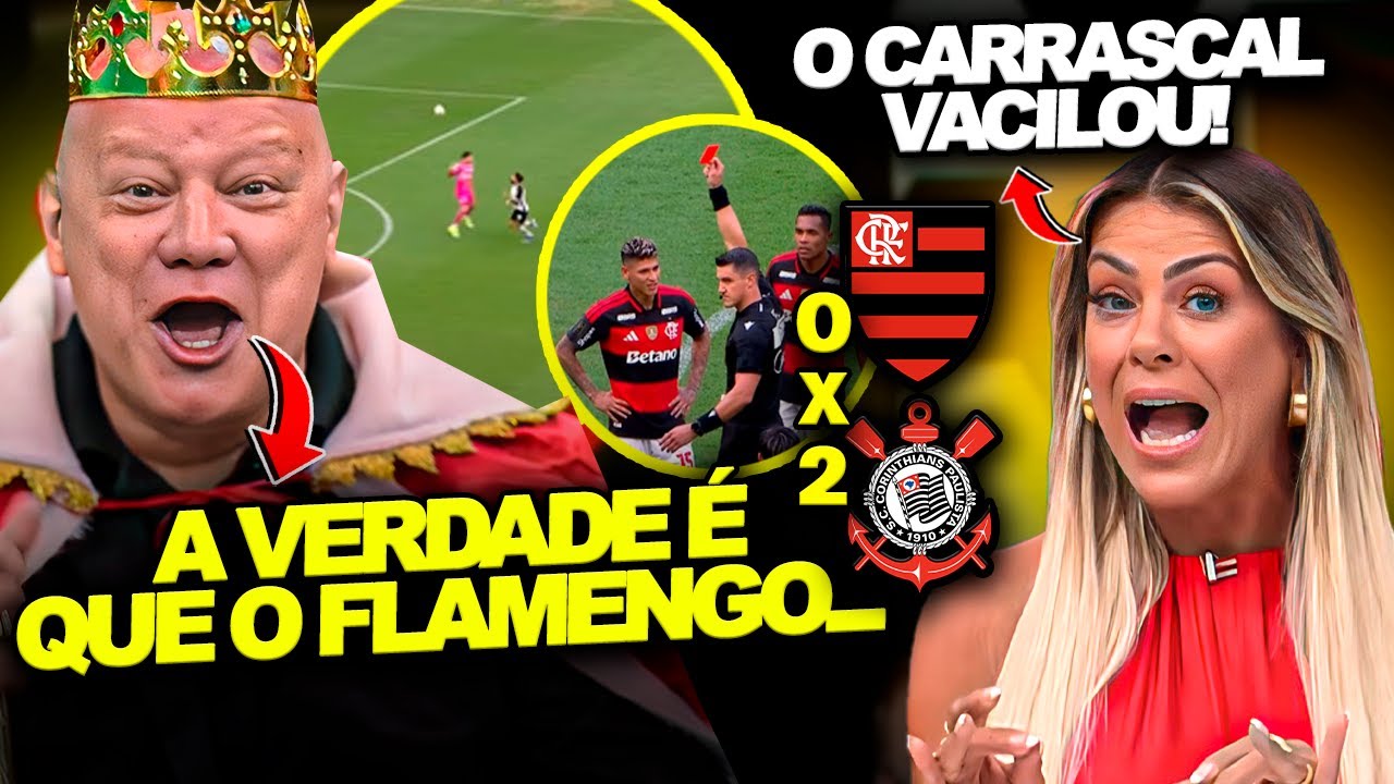 JOGO ABERTO DEBATE SOBRE A FINAL DA SUPERCOPA DE CORINTHIANS 2X0 FLAMENGO COM EXPULSÃO POLÊMICA!