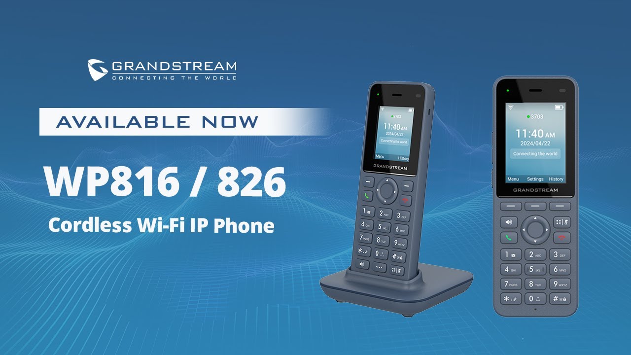 WiFi 6 Cordless IP Phones - WP816/826 | Cohesive Technologies