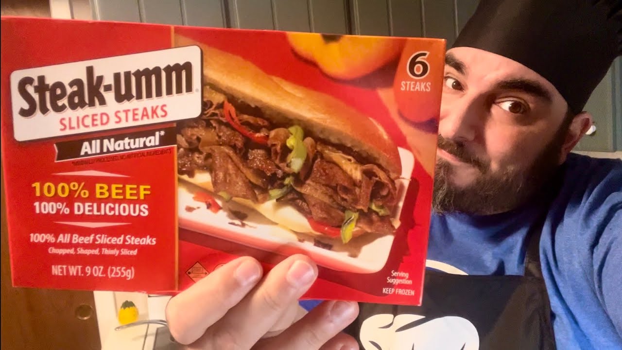 I decide to cook Steak-Umms for the first time. | SWEATPANTS JOE COOKS | Steak-Umm Review