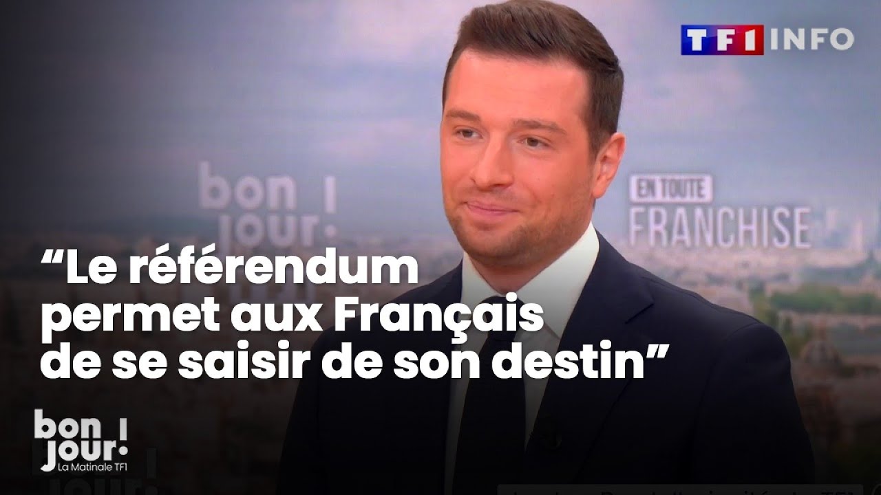 Jordan Bardella appelle Emmanuel Macron 