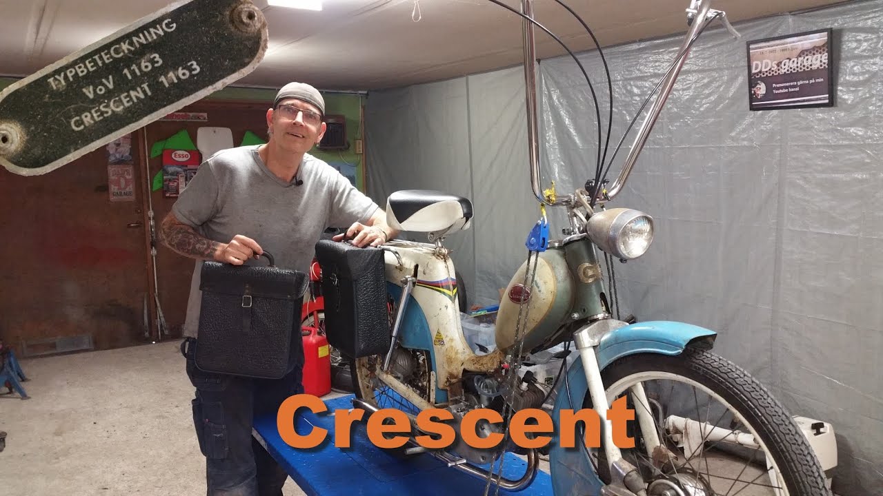 Crescent raket - Tillverkar stag till mina mopedväskor och  monterar dom.