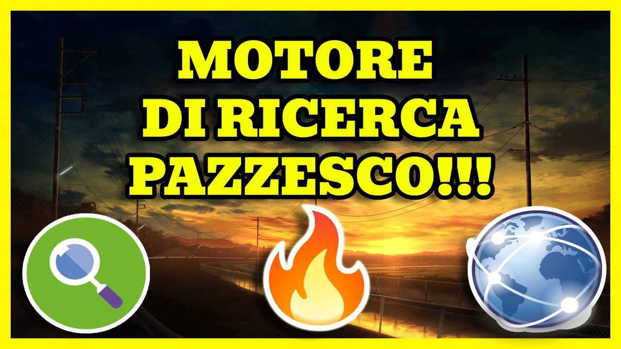 🔧MOTORE DI RICERCA DOVE POTER TROVARE QUALUNQUE TIPO DI COSA🔥