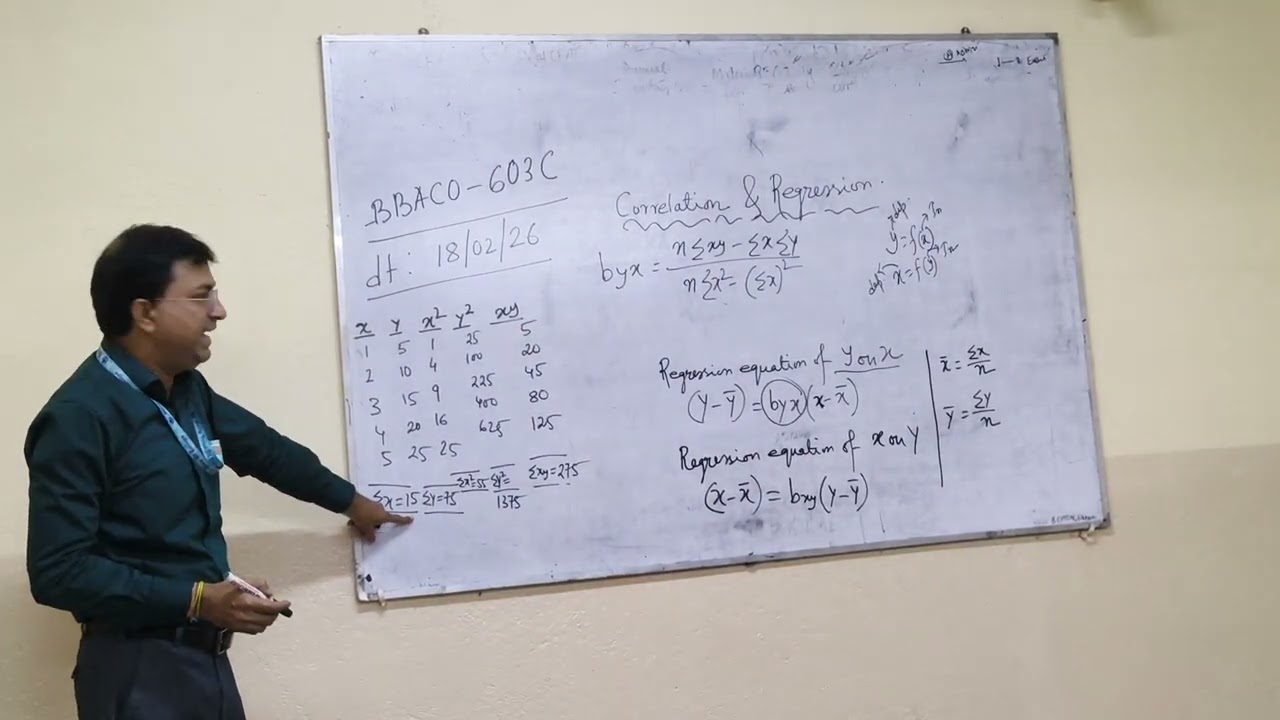 Regression Equations @ DATA ANALYTICS 
