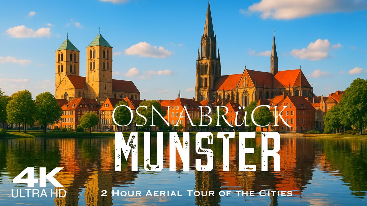 [4K] Germany Münster & Osnabrück 2026 🇩🇪 2 Hour Scenic Relaxation Drone Film, Deutschland