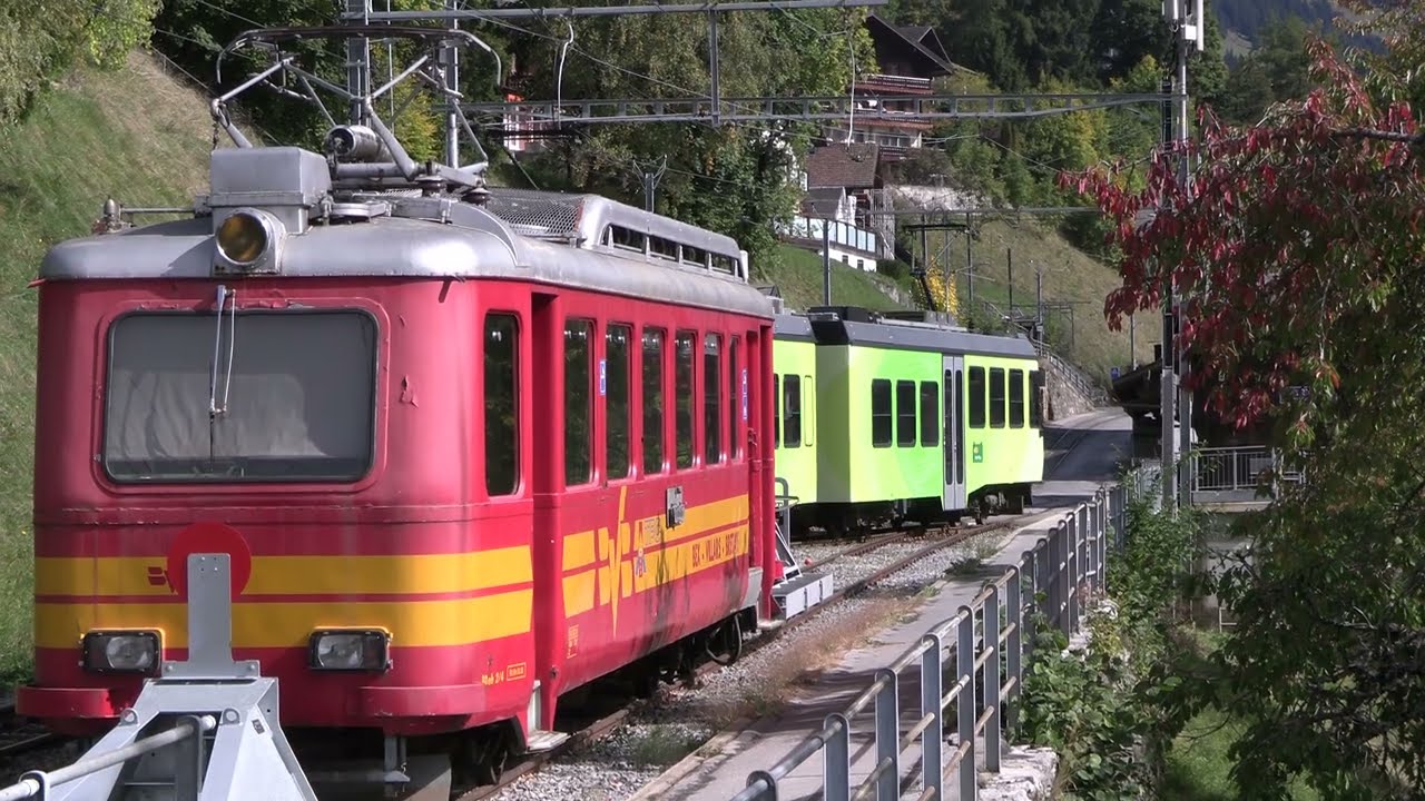 BVB Chemin de fer Bex-Villars-Bretaye - Zahnradmeterspurbahn der TPC - incl. historische Fahrzeuge