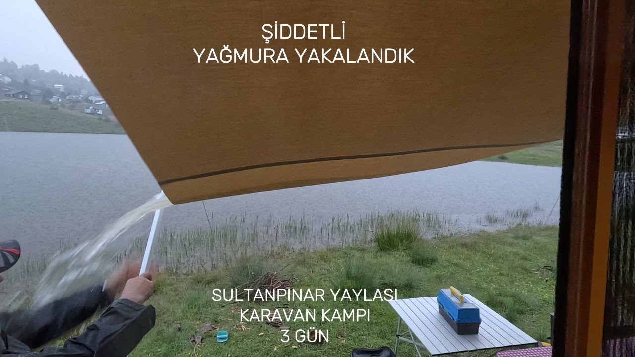 ☔️ ŞİDDETLİ YAĞMURDA EV KONFORUNDA YAYLA KAMPI