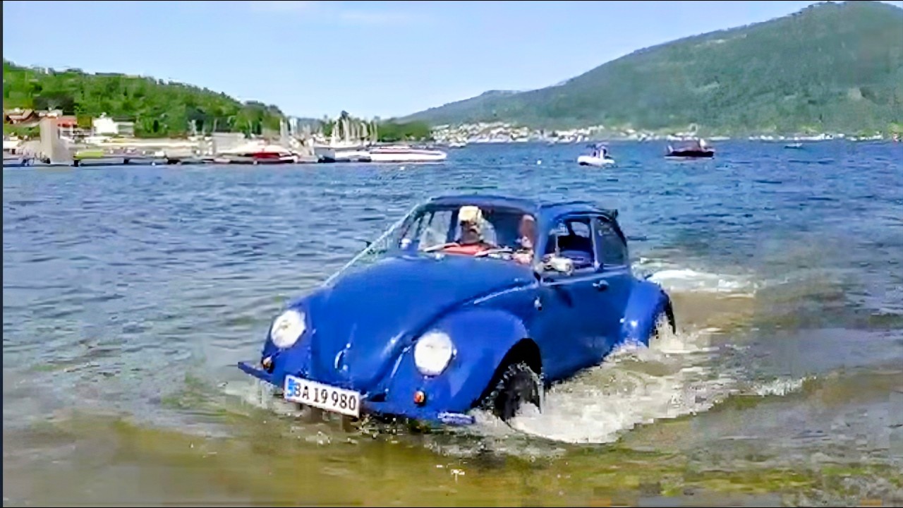 Amphibien cars Traunsee Austria max may tz video