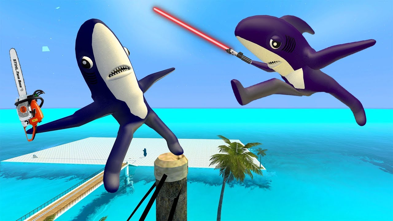 Gmod Left Shark ragdolls vol.1