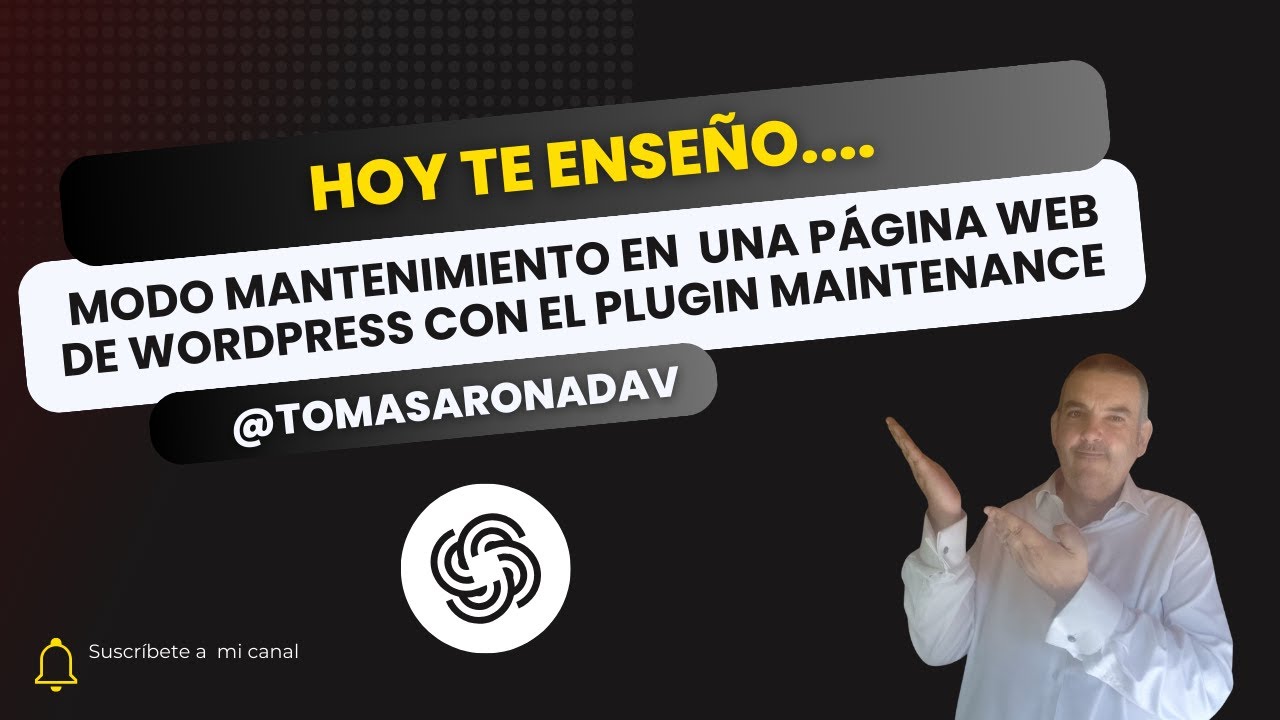 #mantenimiento en una #web #wordpress con #plugin #maintenance (modo mantenimiento en Wordpress)