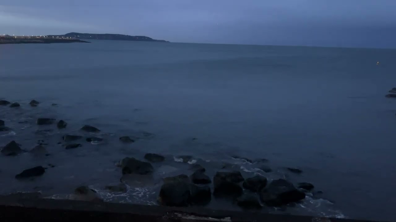 Ocean Waves at Dusk  | Relaxing Sea Ambience for Sleep, Study & Relax (2 HOURS)