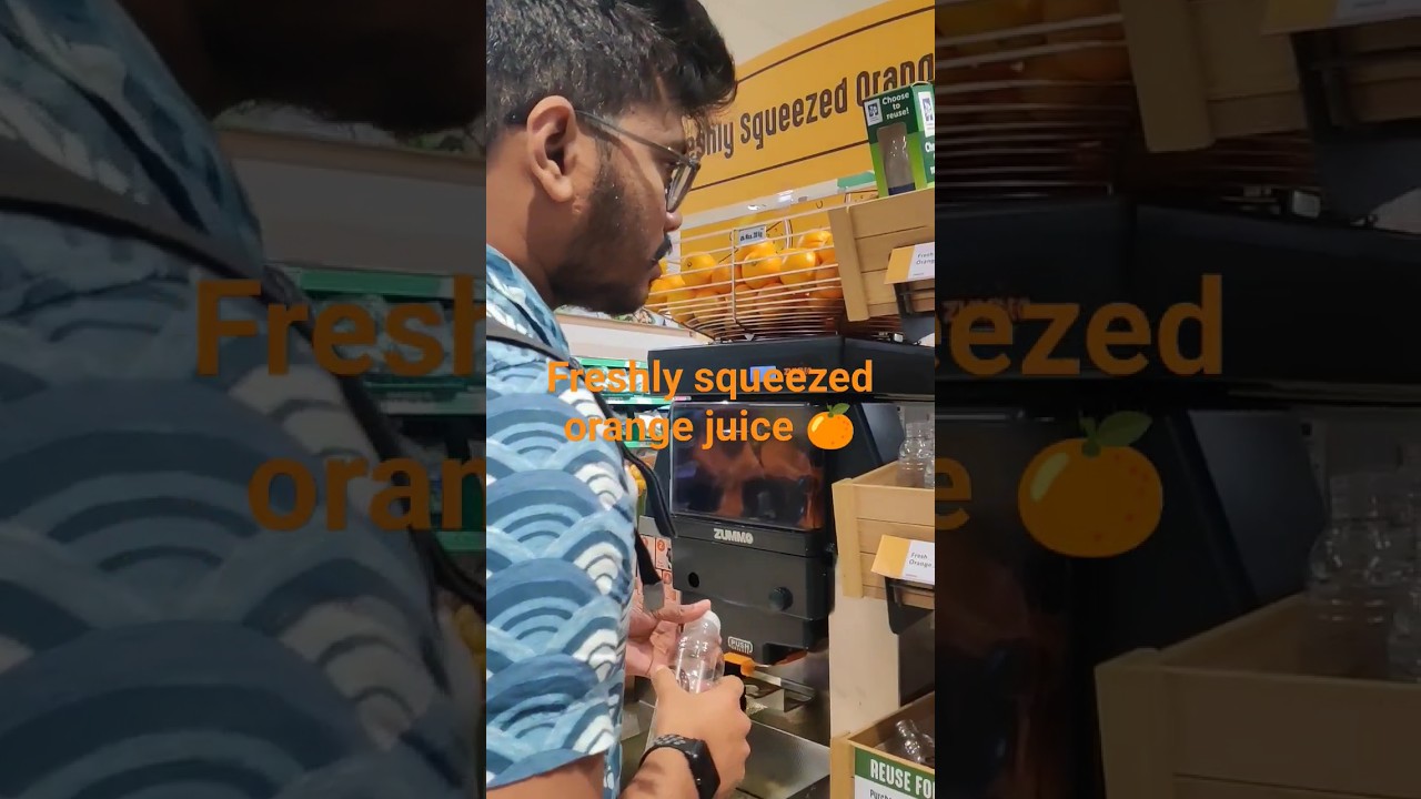 Freshly squeezed Orange 🍊 juice@lidl 