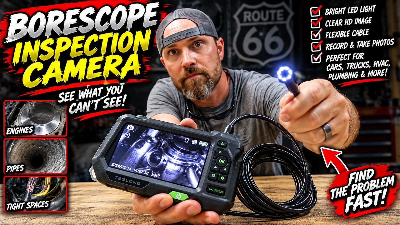 You Need This Tool - Episode 132 | Teslong NTS500 Industrial Borescope Inspection Camera