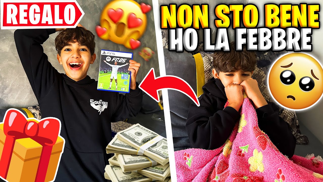 IL MINI ZBLITO STA MALE... 🤒 GLI REGALO FC25 E PIANGE DALLA FELICITA' 😭❤