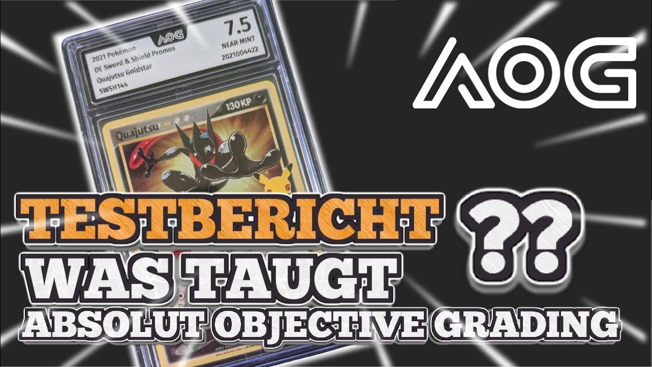 AOG GRADING - DER TESTBERICHT - TOP oder FLOP ??? Pokemon Karten Grading