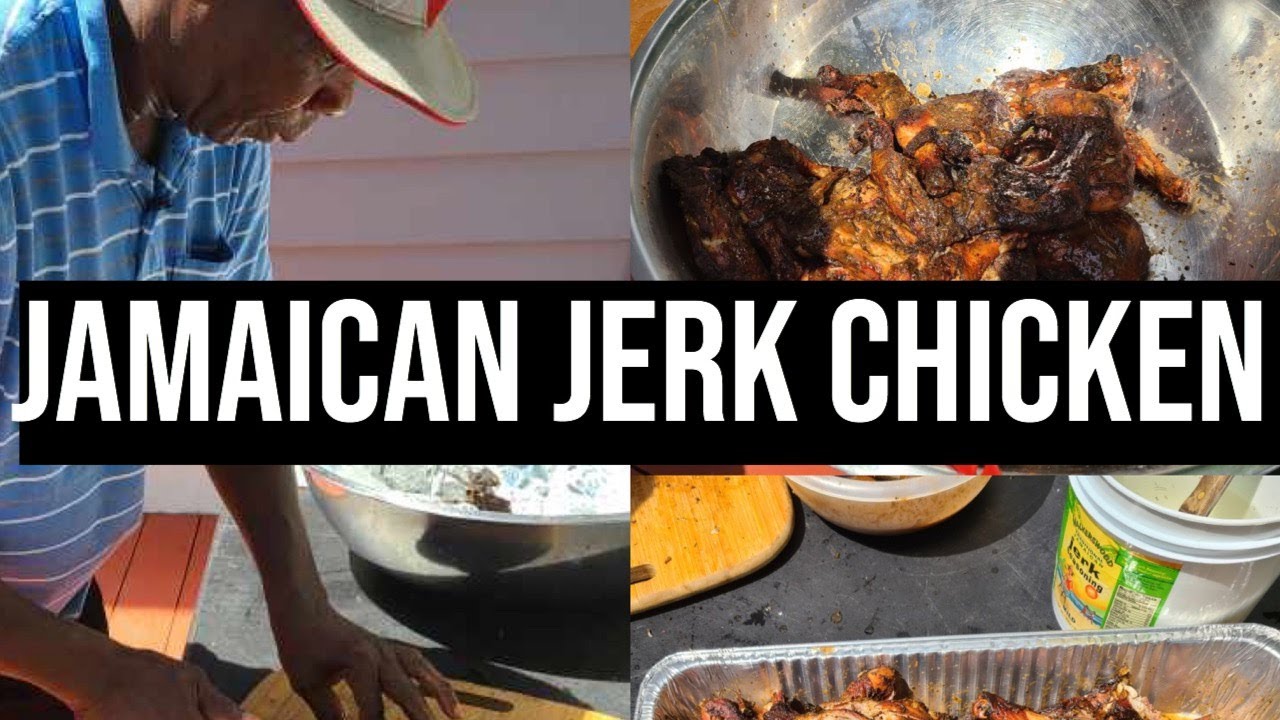 Jerk Chicken #2 @Finger licking Jamaican Jerk/with Red Stripe Beer