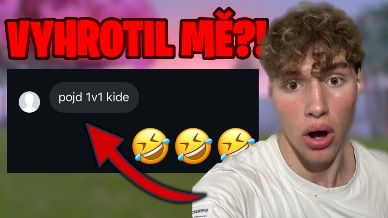 Jeden HRÁČ mě VYHROTIL, potom co jsem  hrál 1V1 s mým týmem !?