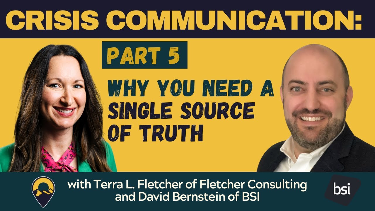 Crisis PR Strategy: Why You Need a Single Source of Truth