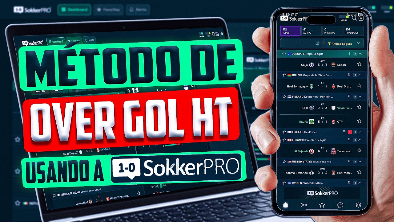 O MELHOR M&Eacute;TODO DE GOL HT USANDO A SOKKERPRO - Cad&uacute; Tips