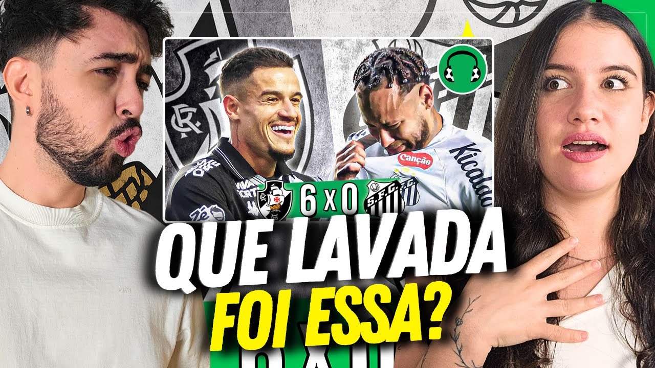 ♫ 6x0 - SANTOS DE NEYMAR É HUMILHADO PELO VASCO | Paródia Vira-Vira - Mamonas Assassinas React