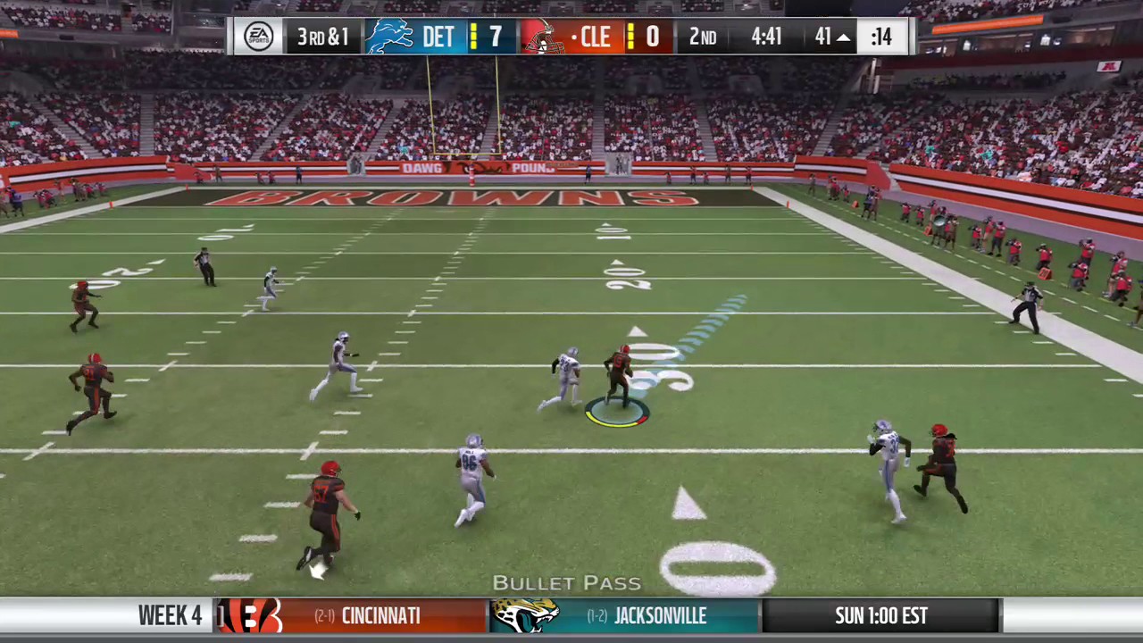 BIG TD BY CLEVELAND WR COREY COLEMAN MADDEN17