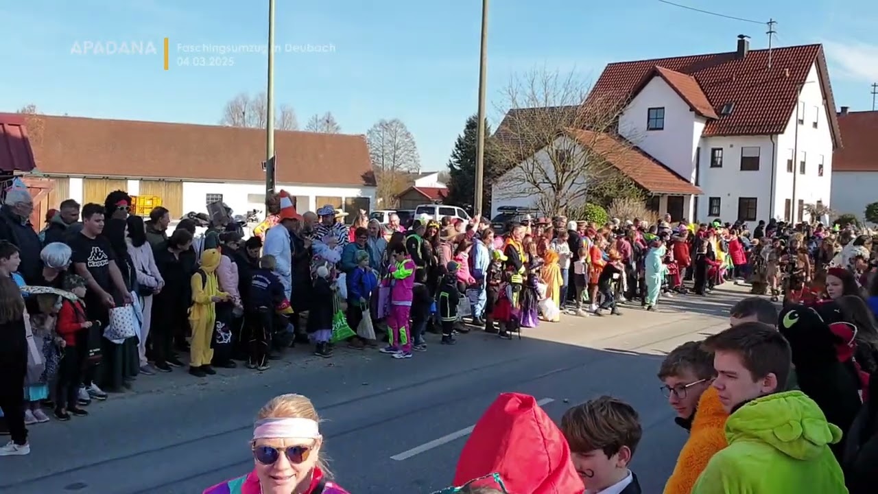 Der Faschingsumzug in Deubach