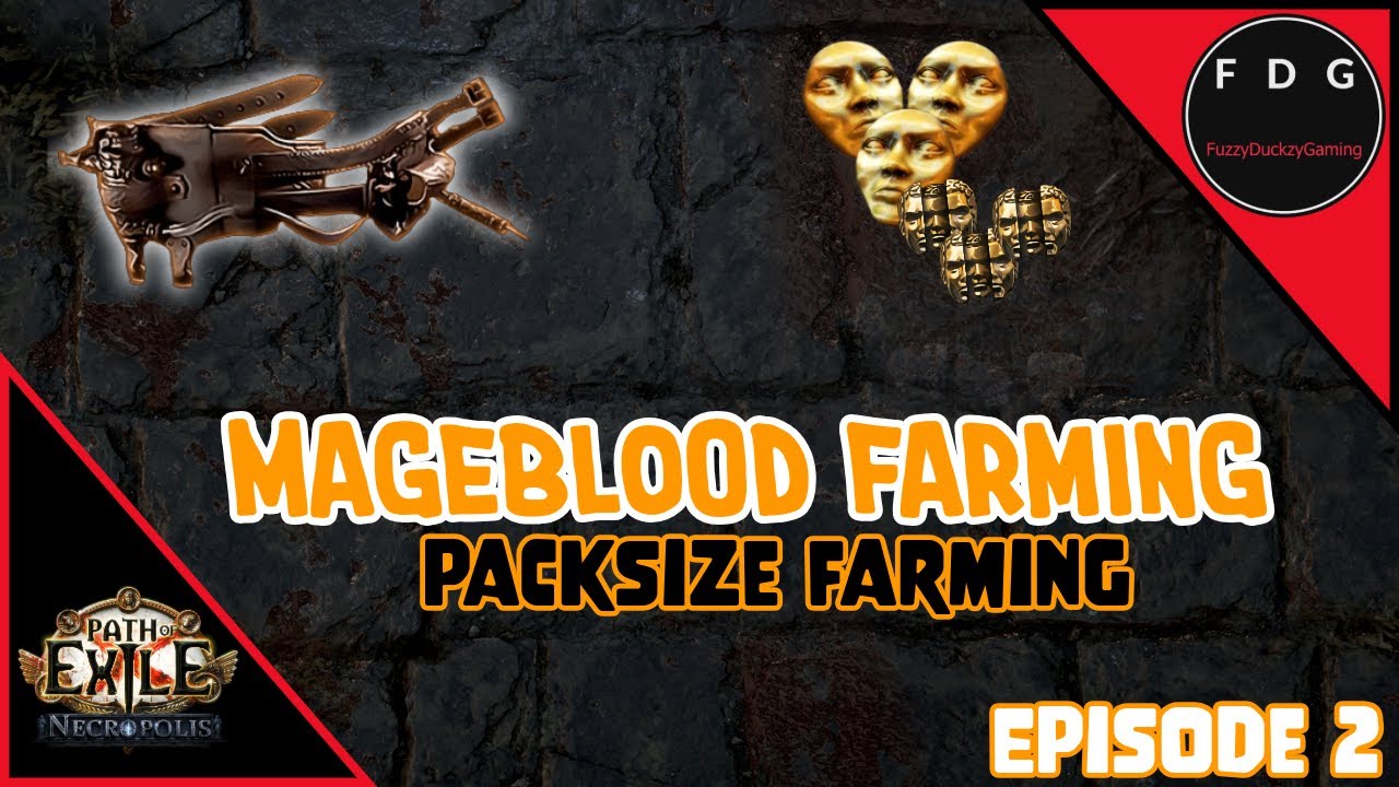 Lets farm a Mageblood Episode 2 -  Pack Size Farming Path of Exile 3.24