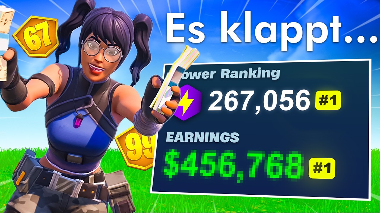 Ich habe eine FORTNITE MAP gebaut um PRO zu werden (Es klappt...)