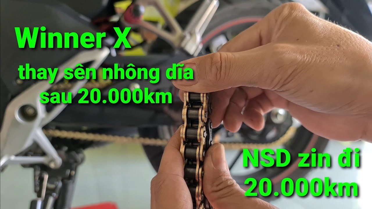 Winner X thay Nhông Sên Dĩa lần đầu sau 20.000km | mình xài NSD gì cho Winner X?