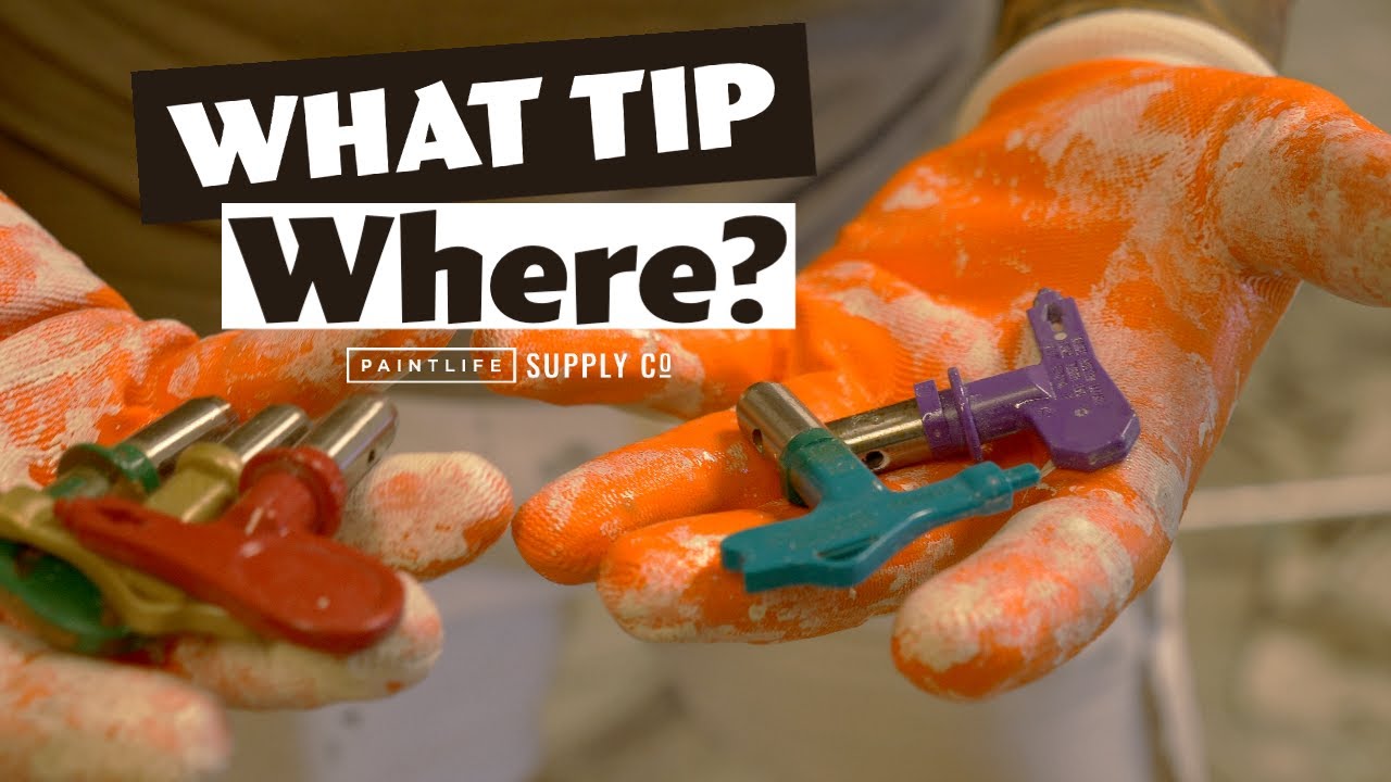 What airless spray tips works best?  Get the perfect finish!