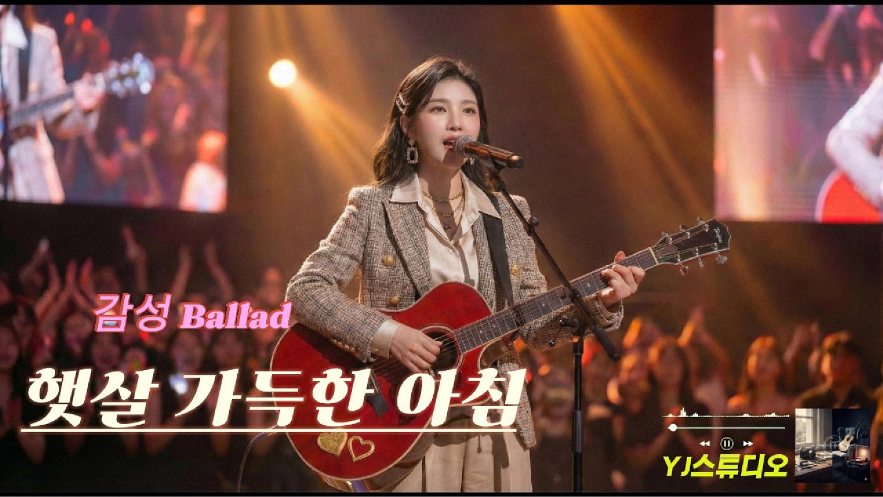 감성 팝 발라드 🎵 햇살 가득한 아침 🎸1시간연속듣기 🎹  A morning full of sunshine kpop 🎧 Emotional Ballad