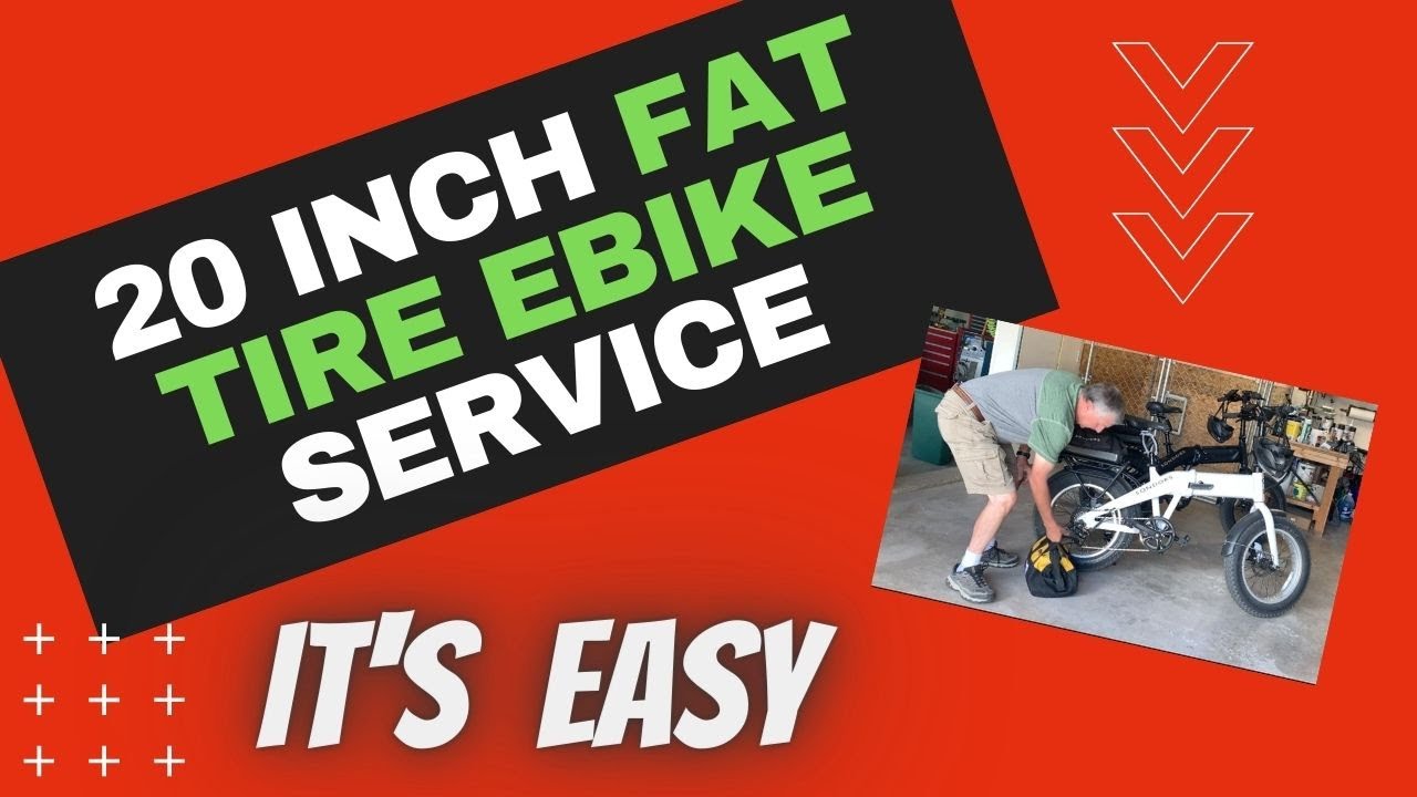 20 Inch FAT Tire eBike - Service - What you should be doing... It's Easy ! Sondors Fold X