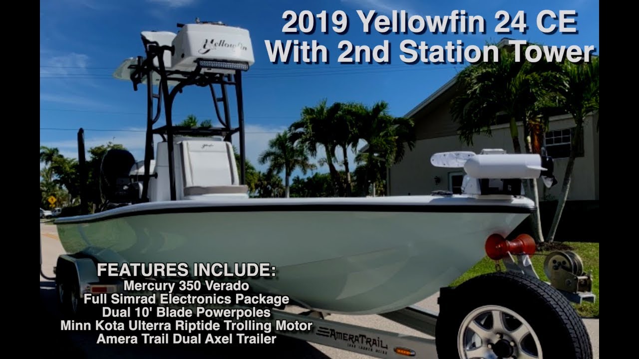 2019 Yellowfin 24 CE Walk-Thru Video - SOLD