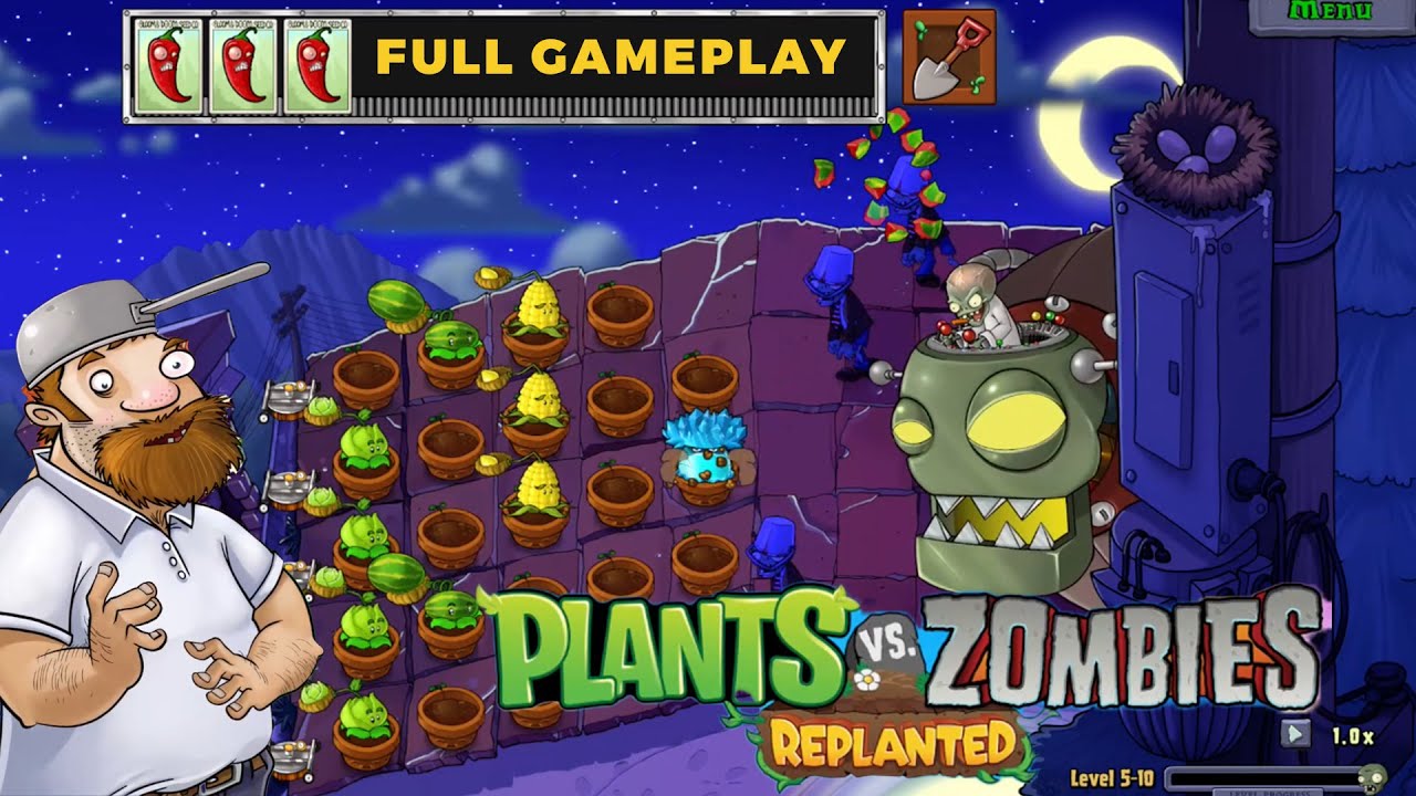 Plants vs. Zombies: Replanted Full Gameplay