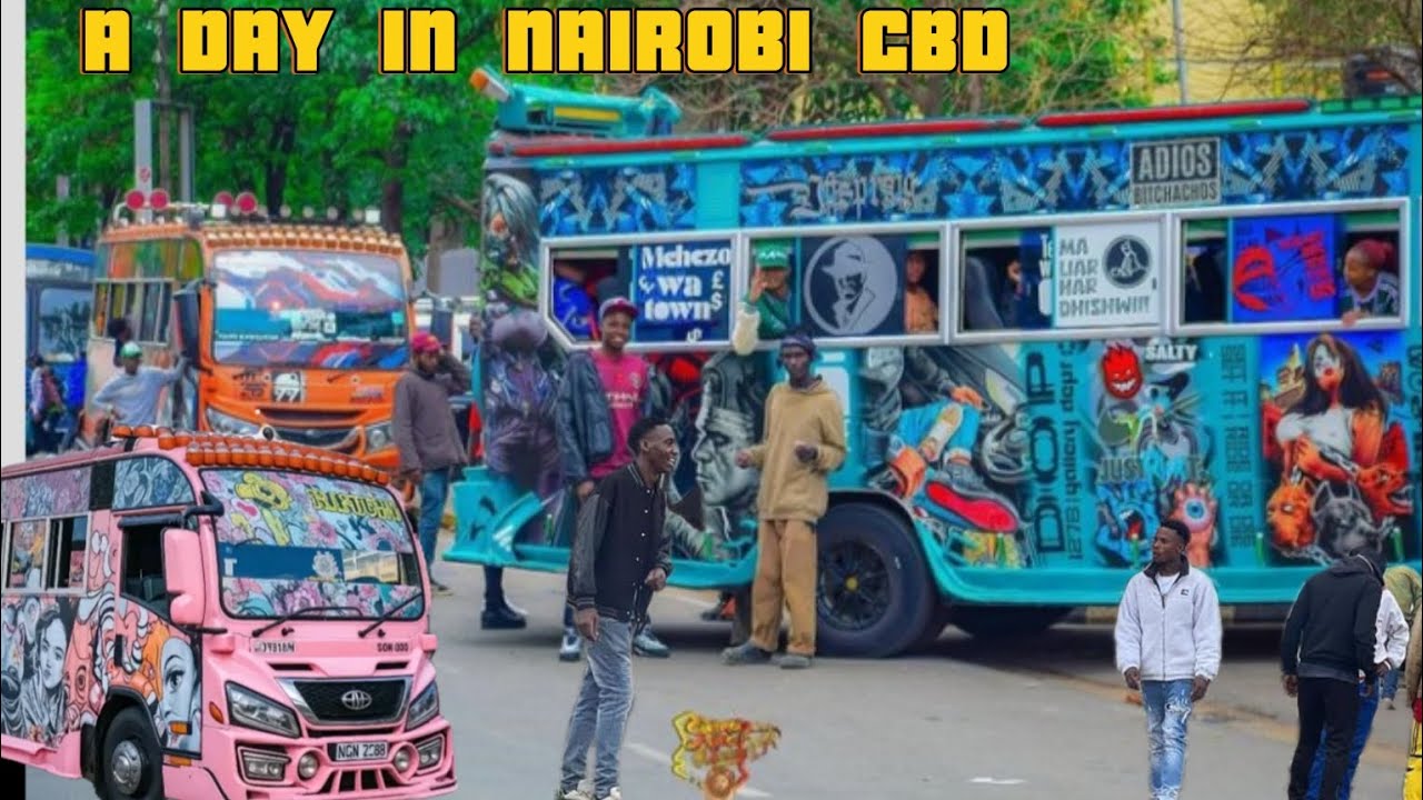 EXPERIENCE NGANYA RUSH HOUR SECTION IN NAIROBI WITH ALMOST ALL MATATU ROUTES WAS SPOTTED IN NAIROBI