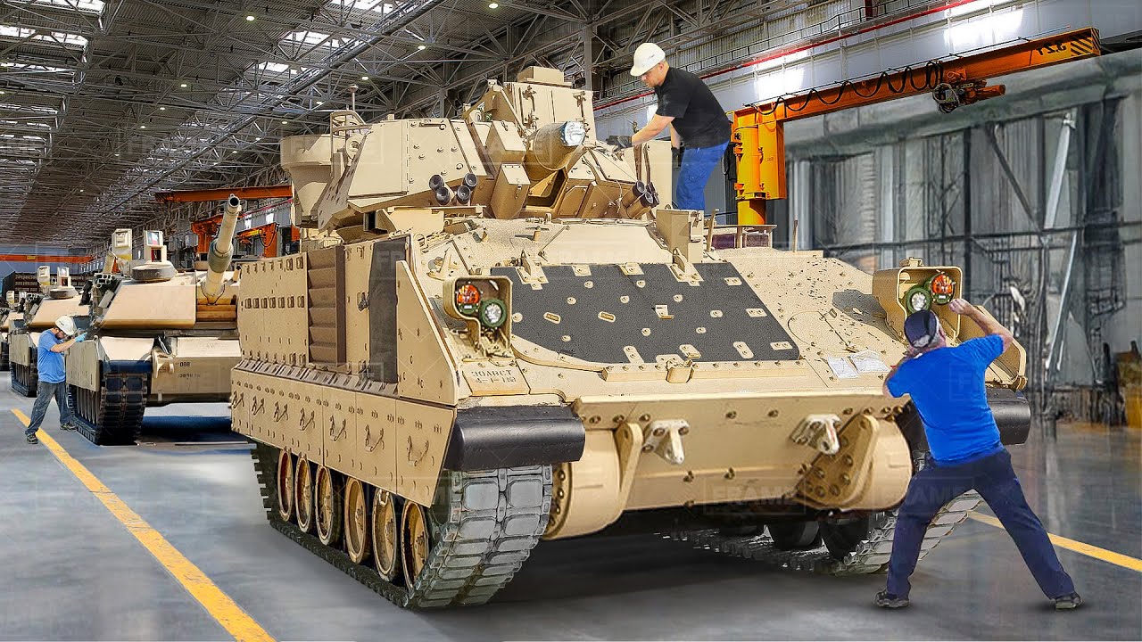 Inside Factory Rebuilding US Army&rsquo;s Massive Armored Vehicles