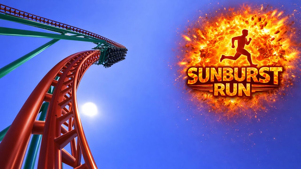 Sunburst run POV (INTAMIN WING HYPER COASTER)