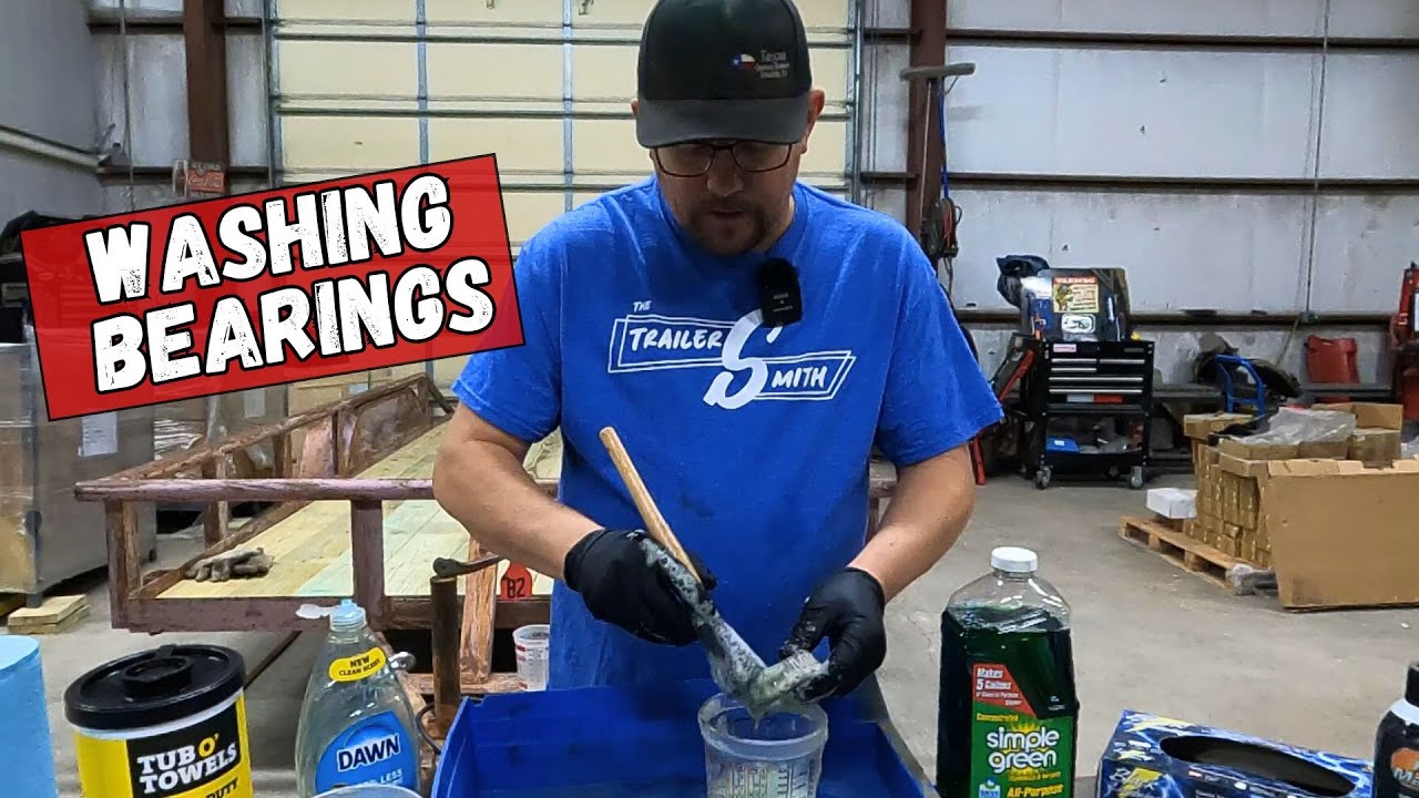 How To Clean Trailer BEARINGS Without A Parts Washer