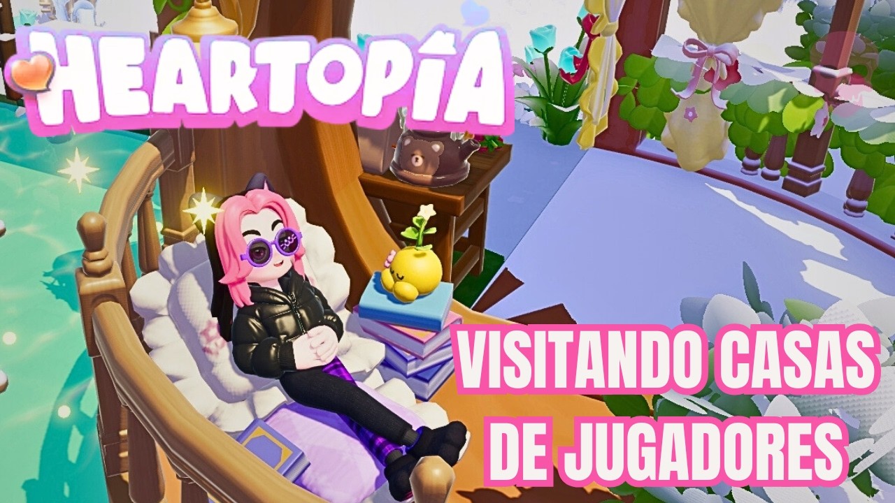VISITANDO CASAS DE JUGADORES #1 | HEARTOPIA 💗🦇 JESSY GAMEPLAYS 💀🖤