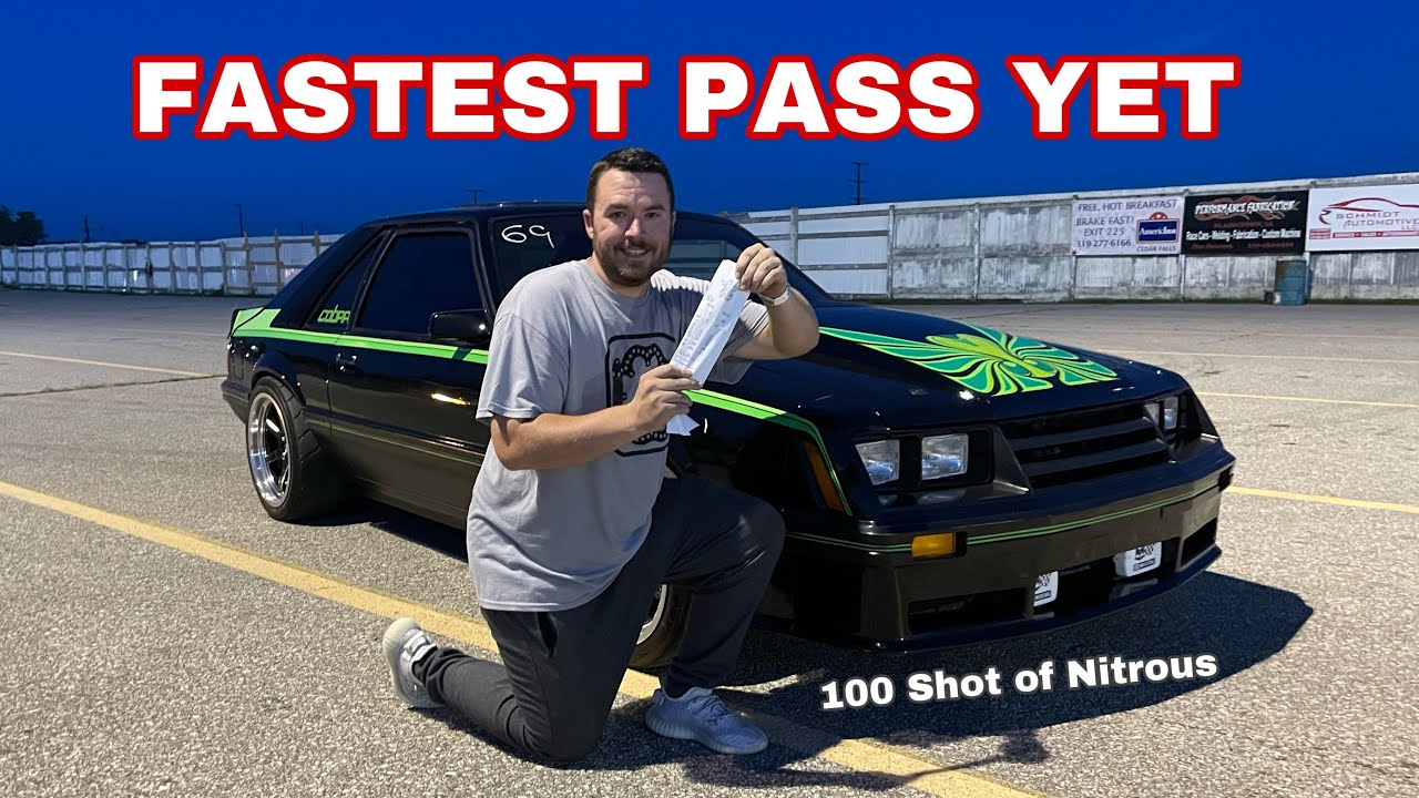 FINALLY!! FASTEST PASS YET IN MY MANUAL NITROUS SBF!