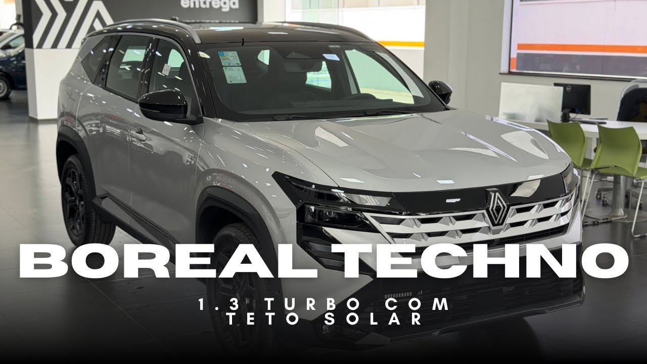 RENAULT BOREAL TECHNO VERSÃO INTERMEDIÁRIA. DEIXA OS CONCORRENTES NO CHINELO!