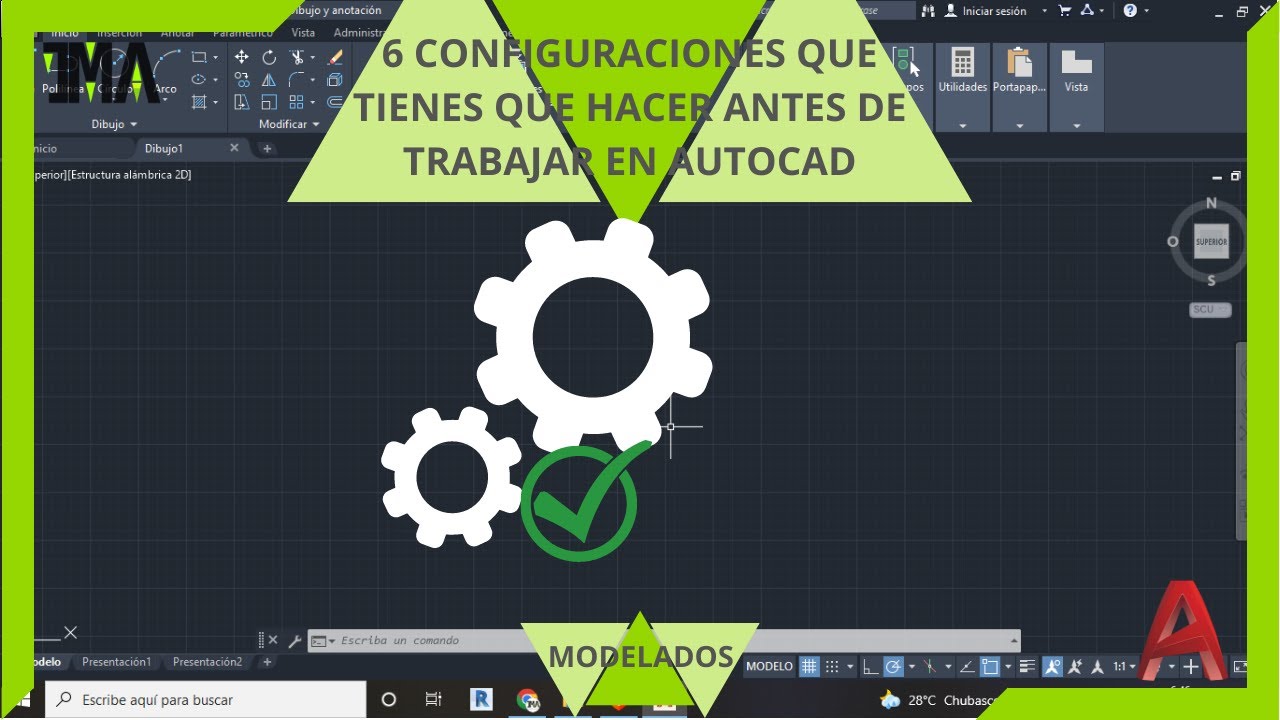 Configuración y personalización del espacio de Trabajo en AutoCAD